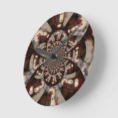 Amazing Snowman Ronde Klok (Hoek)