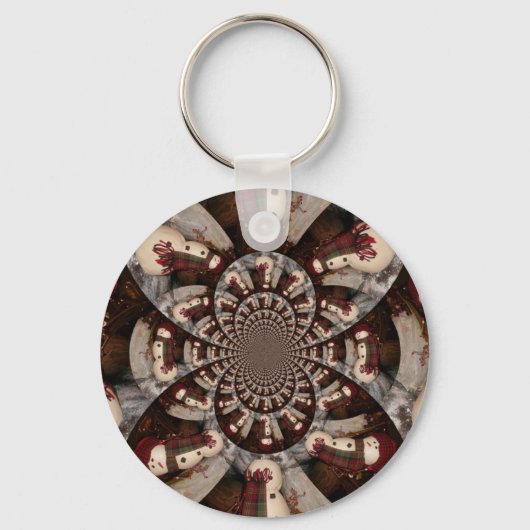 Amazing Snowman Sleutelhanger (Voorkant)