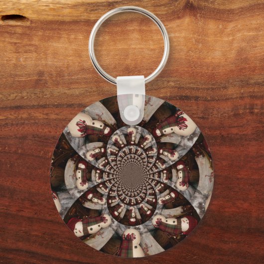 Amazing Snowman Sleutelhanger (Voorkant)