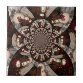 Amazing Snowman Tegeltje (Voorkant)