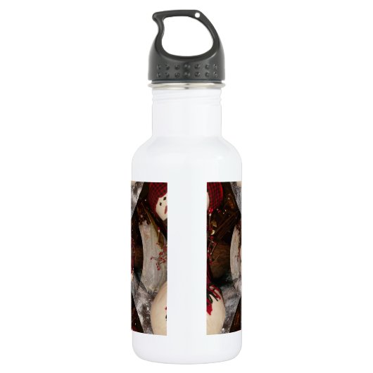 Amazing Snowman Waterfles (Achterkant)