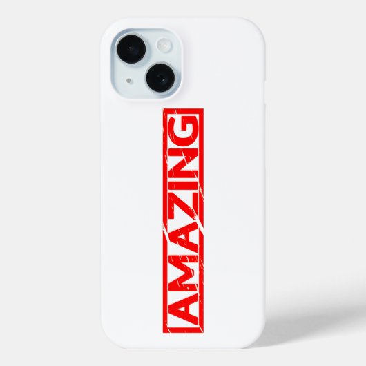 Amazing Stamp Case-Mate iPhone Case (Achterkant)