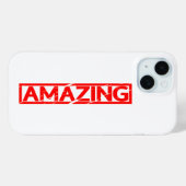 Amazing Stamp Case-Mate iPhone Case (Achterkant (horizontaal))