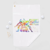 Amazing Sumo Wrestling Training Rikishi Japan Golfhanddoek (Insitu)