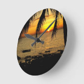 Amazing Sunset aan het strand Ronde Klok (Hoek)