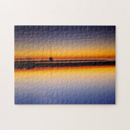 Amazing Sunset over Amersee, Duitsland Jigzaag Puz Legpuzzel