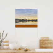 Amazing Sunset over Washington Park Denver CO Poster (Keuken)