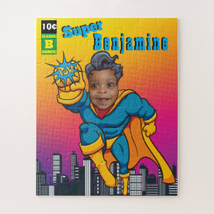 Amazing Superheld Birthday Photo Perfect Kinder Legpuzzel