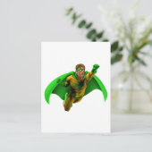 Amazing Superheld Illustratie Briefkaart (Staand voorkant)