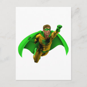 Amazing Superheld Illustratie Briefkaart