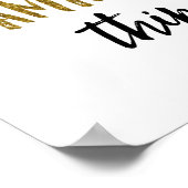 Amazing Things Motivational Quote Poster (Hoek)