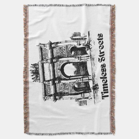 Amazing Timeless streets  Deken (Voorkant Verticaal)