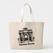 Amazing Timeless streets hands bag for you  Grote Tote Bag (Achterkant)
