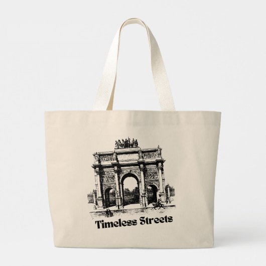 Amazing Timeless streets hands bag for you  Grote Tote Bag (Achterkant)