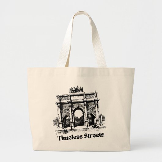 Amazing Timeless streets hands bag for you  Grote Tote Bag (Voorkant)