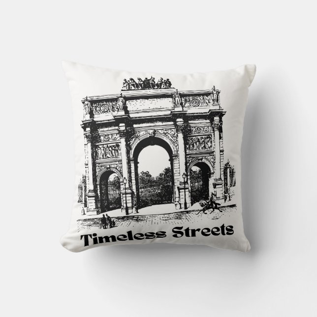 Amazing Timeless streets hands bag for you  Kussen (Voorkant)