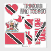 Amazing Trinidad en Tobago - Nationaal symbool Sticker (Vel)