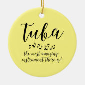 Amazing Tuba Musical Instrument Keramisch Ornament (Voorkant)