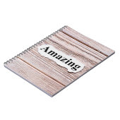 AMAZING VAN het woord op papier. Woorden AM Notitieboek (Linkerzijde)