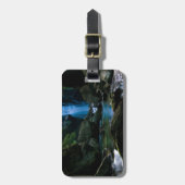 Amazing waterfall bagagelabel (Voorkant verticaal)