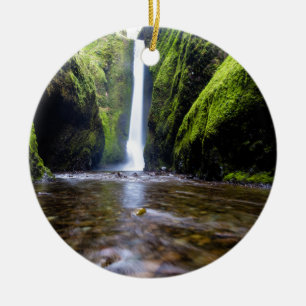 Amazing Waterfall Keramisch Ornament
