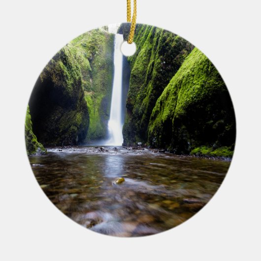 Amazing Waterfall Keramisch Ornament (Voorkant)