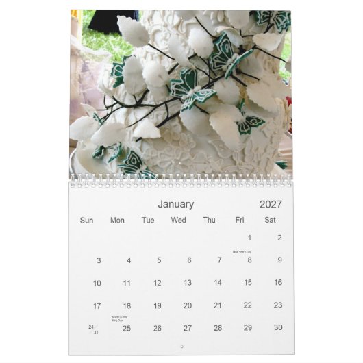 Amazing Wedding Cakes Kalender (Jan 2027)