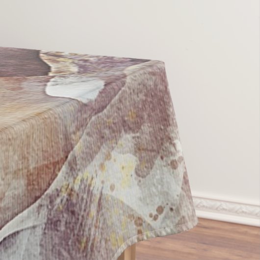 Amazing white and bay horses in a gallop tafelkleed (Voorbeeld)