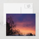 Amazing Winter Dawn Briefkaart (Voorkant / Achterkant)