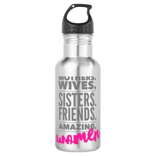 Amazing Women Water Bottle Waterfles (Voorkant)
