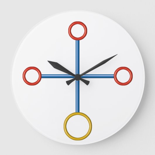 amazingCROSS als Wanduhr Grote Klok (Voorkant)