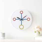 amazingCROSS als Wanduhr Grote Klok (Huis)