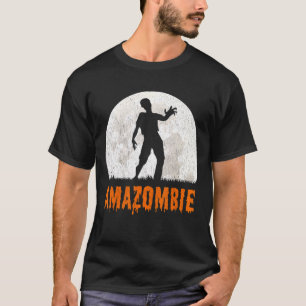 Amazombie-collega grap magazijnmedewerker t-shirt