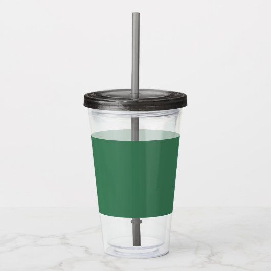 Amazon (effen kleur) acryl drinkbeker (Voorkant)
