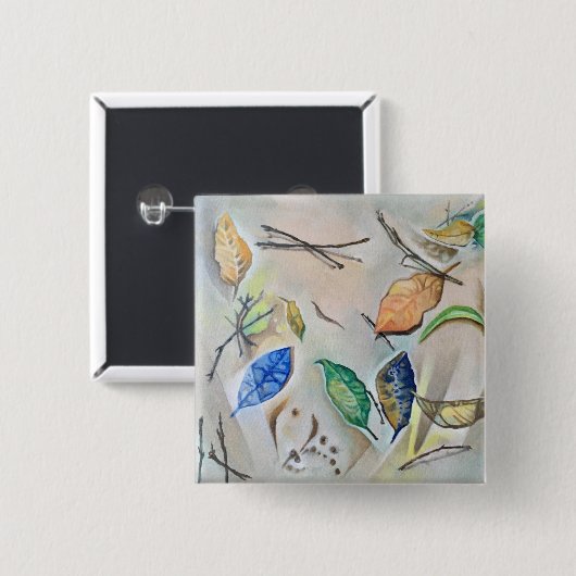 Amazon Floor Vierkante Button 5,1 Cm (Voorkant /achterkant)