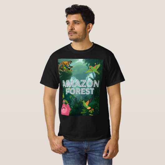 Amazon Forest Conservation - Het Amazonewoud T-shirt (Voorkant volledig)