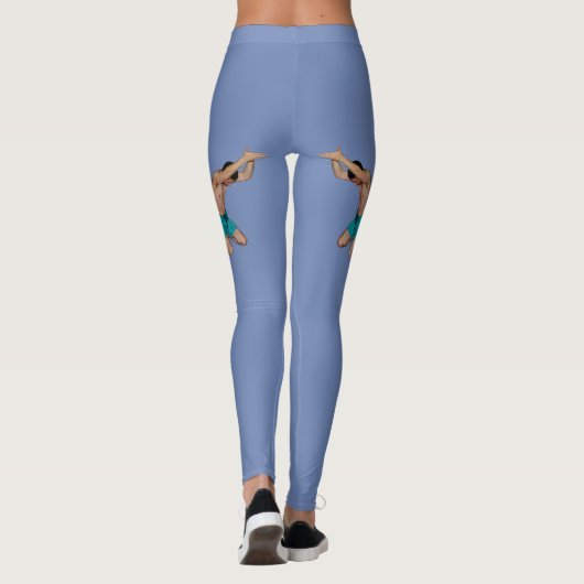 Amazon Goddess Leggings - voor TALL Girls! (Achterkant)