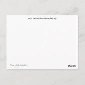 Amazon Humane Society: Amazon Natuur reeks Briefkaart (Achterkant)