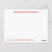 Amazon Humane Society Briefkaart: Precious Dog Ser Briefkaart (Achterkant)