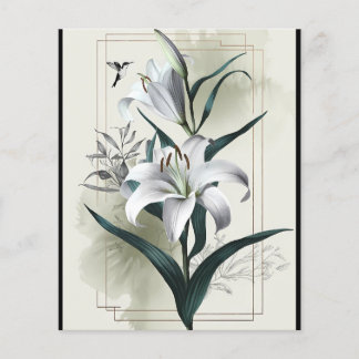 Amazon Lily Art – Gouden & Scandinavische stijl Flyer