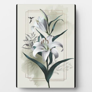 Amazon Lily Art – Gouden & Scandinavische stijl Fotoplaat