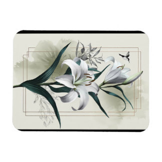 Amazon Lily Art – Gouden & Scandinavische stijl Magneet