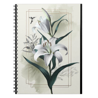 Amazon Lily Art – Gouden & Scandinavische stijl Notitieboek