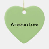 Amazon Love Holiday Ornament (Achterkant)