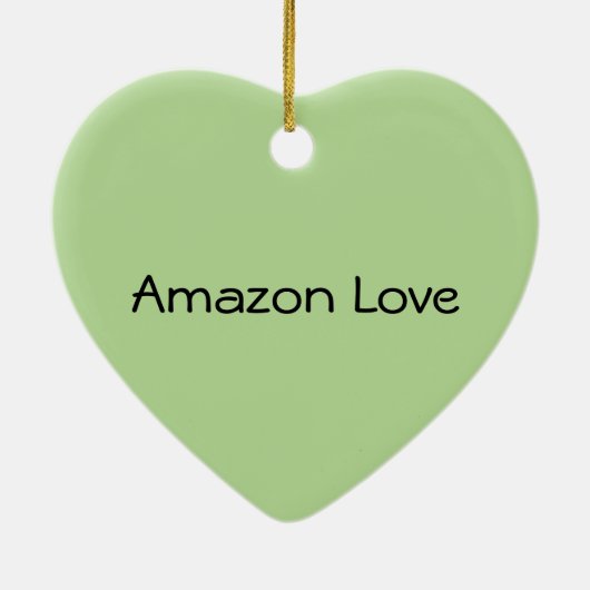 Amazon Love Holiday Ornament (Achterkant)