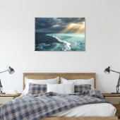 Amazon Meeting of Waters - Realistic Zen Landscape Canvas Afdruk (Insitu (Slaapkamer))
