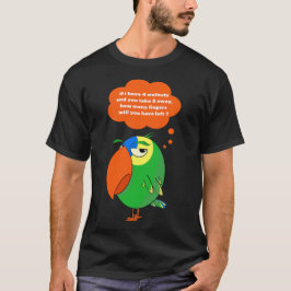 Amazon papegaai Kijk uit voor je vingers! T-Shirt