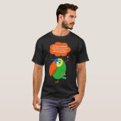Amazon papegaai Kijk uit voor je vingers! T-Shirt (Voorkant volledig)