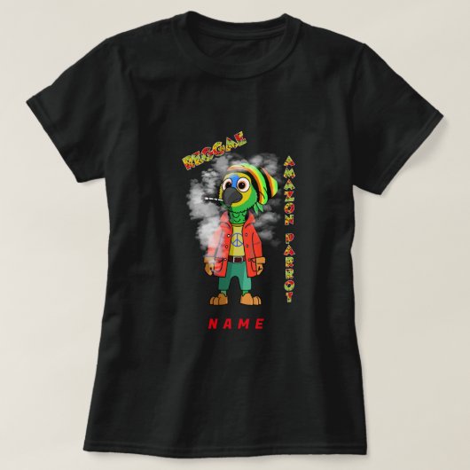 Amazon papegaai Reggae dames T-shirt (Design voorkant)