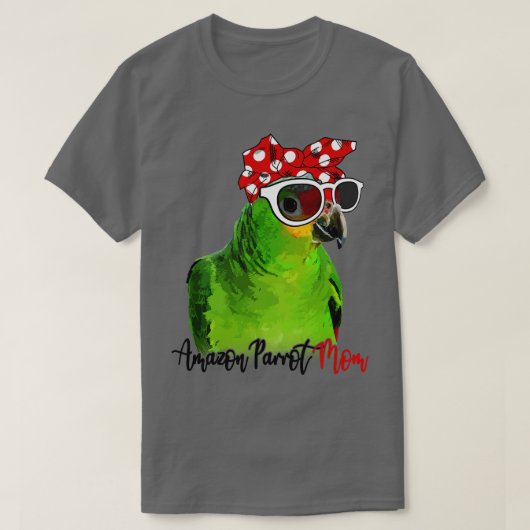 Amazon Parrot Shirt Amazon Parrot Mom Bandana (Design voorkant)